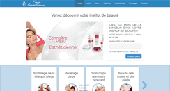 Desktop Screenshot of espacebeautemarine.fr