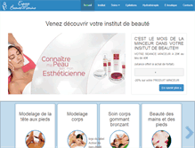 Tablet Screenshot of espacebeautemarine.fr